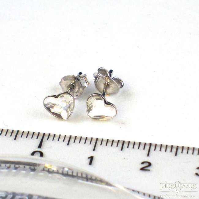 bijou spark boucle d'oreille puce en argent et swarovski en forme de ... bijou spark boucle d'oreille puce en argent et swarovski en forme de ...