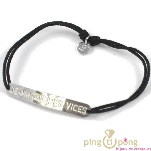 bracelet argent message bracelet argent message