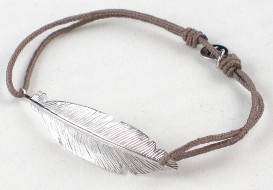 bracelet plume