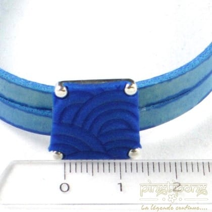 bracelet pastacuita trapeze bleu