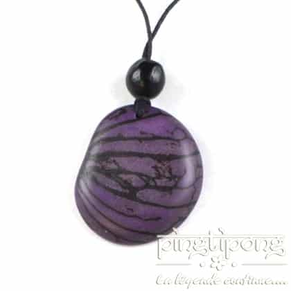 necklace green age tagua violet