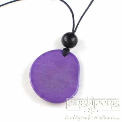 necklace green age tagua violet