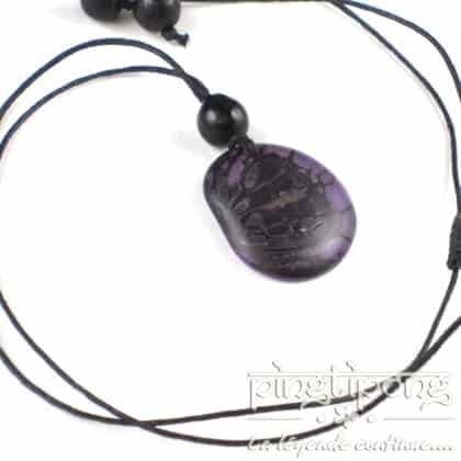 necklace green age tagua violet