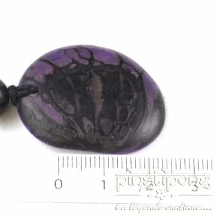 necklace green age tagua violet
