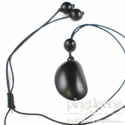 Collier Green Age en tagua noire