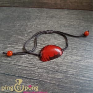 Bijou nature : Bracelet tagua orange GREENAGE