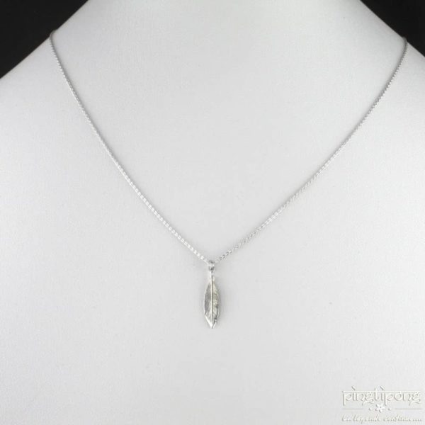 collier plume XS en argent de L'AVARE bijou