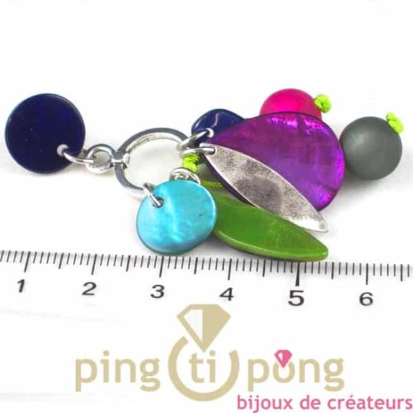 bijou en nacre - boucles d'oreilles corbeille de fruit de La petite Sardine