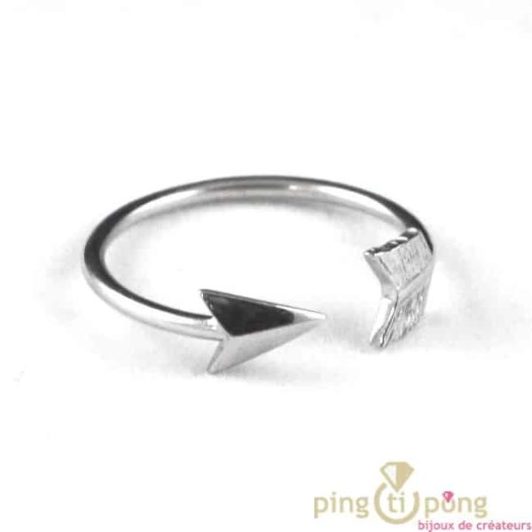 L'AVARE jewellery silver ring in the shape of an arrow