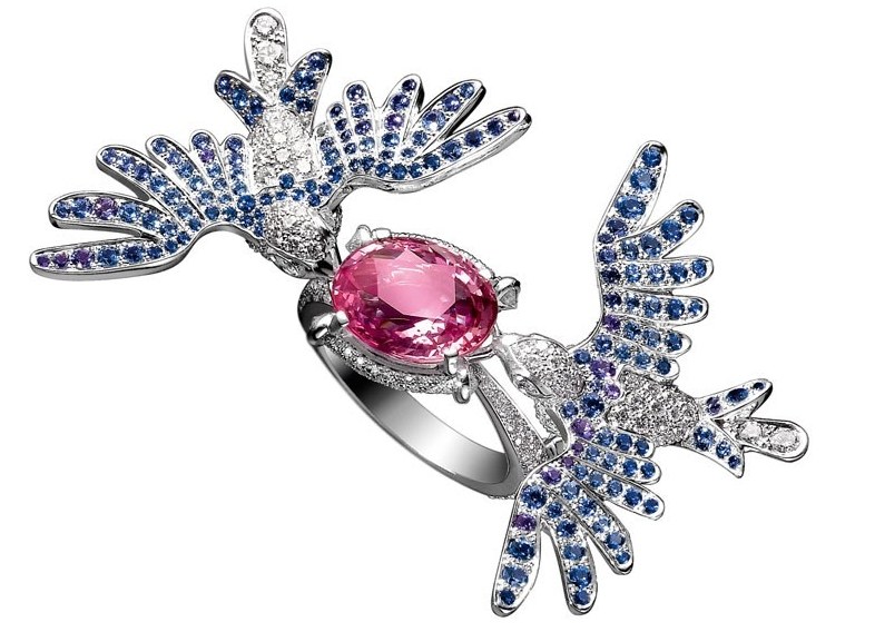 Bague oiseau de paradis de Van Cleef and Arpels