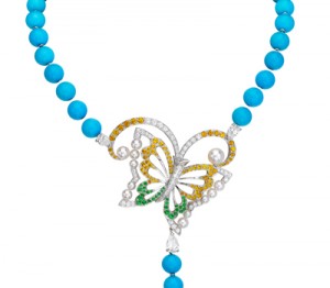 Collier papillon timandre