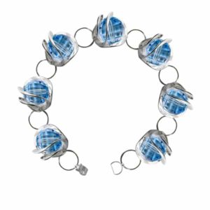 Bracelet Ostrowski Design Galaxie en argent et Swarovski