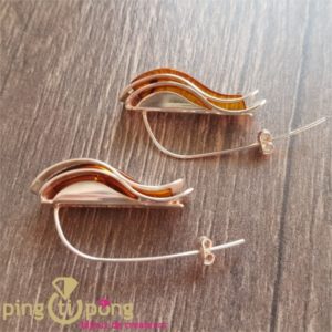 Boucles papillon en ambre OSTROWSKI