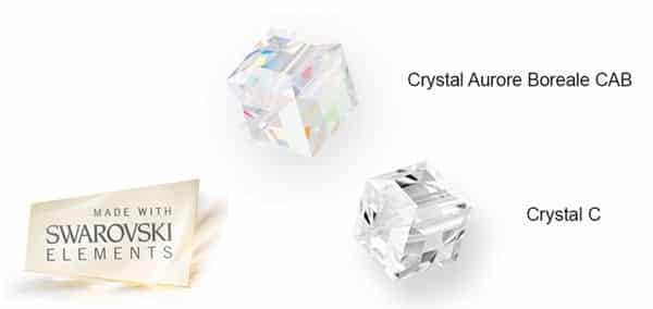 swarovski crystal colour range for TWIST jewellery by Ostrowski Design