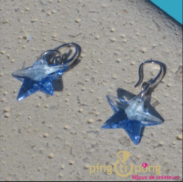 Boucles pendantes étoiles Spark