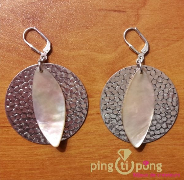 Hammered Earrings La Petite Sardine