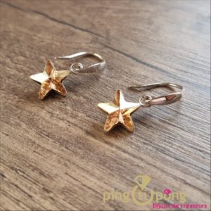 Boucles champagne etoile de SPARK