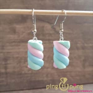 BIjoux originaux : Boucles bonbon Pingtipong