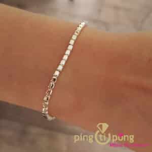 Bijou original : Bracelet cubes en argent de CANYON