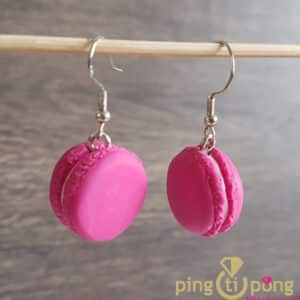 Bijoux gourmands : Boucles macarons de 50 oneShot