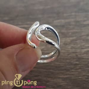 Bijou original : Bague en argent de CANYON