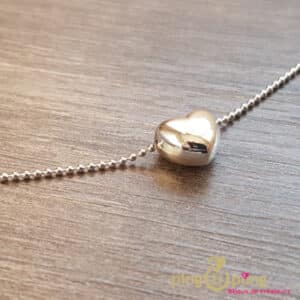 Bijou original : Collier coeur en argent de CANYON