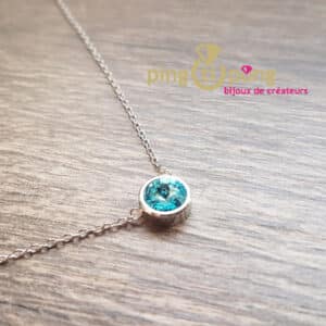 Bijou original : collier inox et cristal de Swarovski SPARK