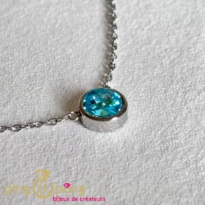 Bijou original : collier inox et Swarovski de SPARK