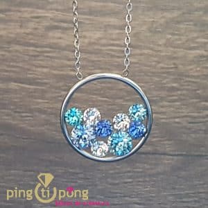 Bijou original : Collier SPARK bleu
